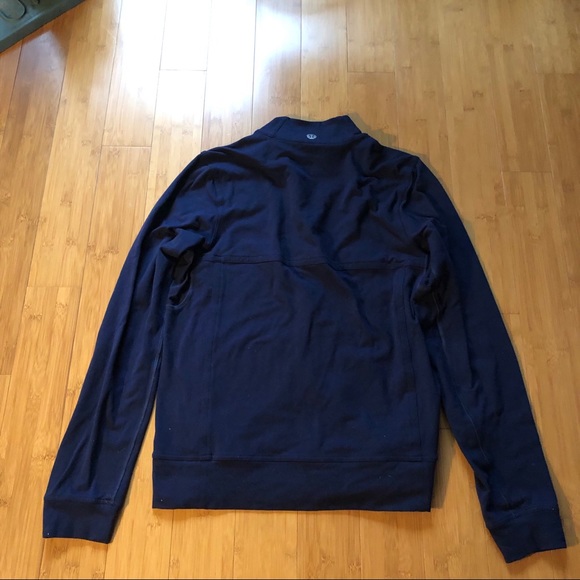 Lululemon Men's Navy Luon Full Zip Jacket - Picture 5 of 6